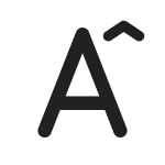 Font Increase SVG Icon
